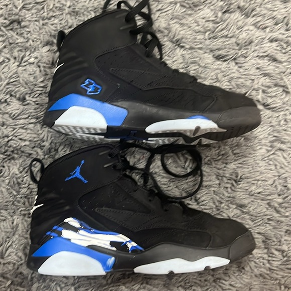 Jordan MVP "Black/Game Royal/White" Preschool Boys' Shoe - Picture 2 of 7